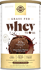 Изображение товара Solgar Белковая сыворотка Вэй ту гоу / Whey to Go Vanilla Protein Powder со вкусом шоколада порошок банка массой 377 г 1 шт