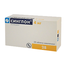 Купить Синглон таблетки жевательные 4 мг 28 шт цена