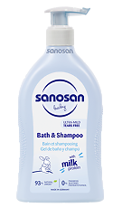 Изображение товара Sanosan Baby Средство для купания и шампунь 500 мл 1 шт