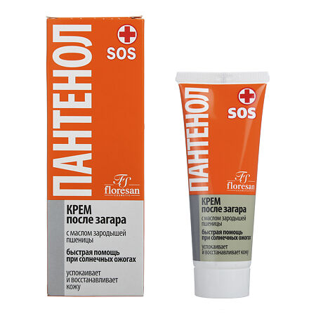 Изображение товара Флоресан Пантенол SOS Крем после загара 75 мл 1 шт