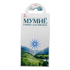 Купить Мумие Горно-Алтайское пластина, 2 г цена