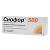 Сиофор 500 таблетки покрыт.плен.об. 500 мг 60 шт