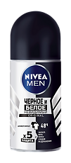 Изображение товара Nivea Men Антиперспирант шарик Черное и Белое невидимый Original 50 мл 1 шт
