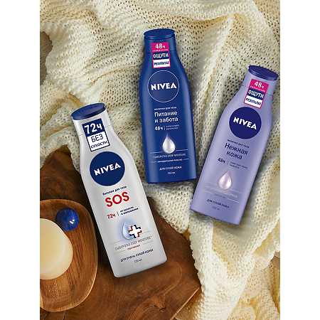 Nivea Бальзам для тела SOS Пантенол для очень сухой кожи 250 мл 1 шт