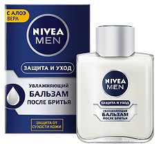 Купить Nivea Men Бальзам после бритья увлажняющий Защита и уход 100 мл 1 шт цена