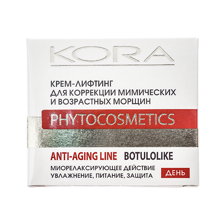 Изображение товара Kora крем-лифтинг с эффектом ботокса для коррекции мимических и возрастных морщин 50 мл 1 шт