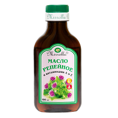 Купить Mirrolla Репейное масло с витаминами А и Е 100 мл 1 шт цена