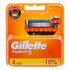 Gillette Fusion сменные кассеты для бритья 4 шт