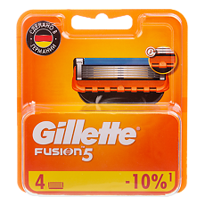 Изображение товара Gillette Fusion сменные кассеты для бритья 4 шт