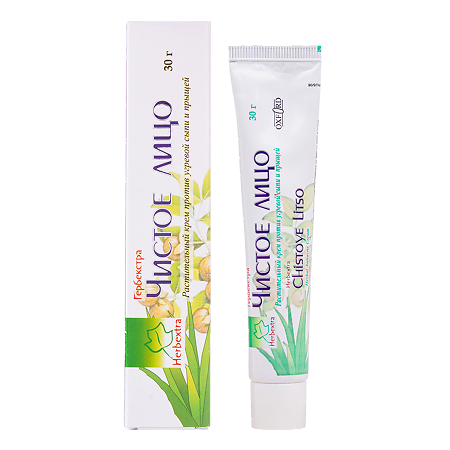 Крем Чистое лицо против угревой сыпи 30 г 1 шт