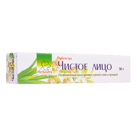 Крем Чистое лицо против угревой сыпи 30 г 1 шт