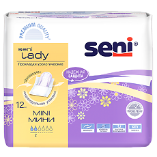Купить Seni Lady Mini прокладки урологические 12 шт цена