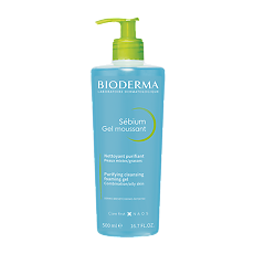 Купить Bioderma Sebium Гель для умывания жирной и проблемной кожи лица 500 мл 1 шт цена