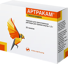 Купить Артракам порошок д/приг раствора для приема внутрь 1,5 г 20 шт цена