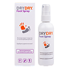 Драй Драй/Dry Dry Foot Sprey Антиперспирант/средство от потоотделения для ног спрей 100 мл 1 шт