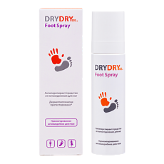 Изображение товара Драй Драй/Dry Dry Foot Sprey Антиперспирант/средство от потоотделения для ног спрей 100 мл 1 шт