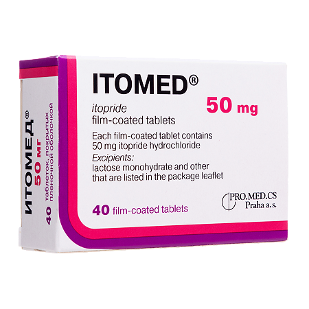 Итомед таблетки покрыт.плен.об. 50 мг 40 шт