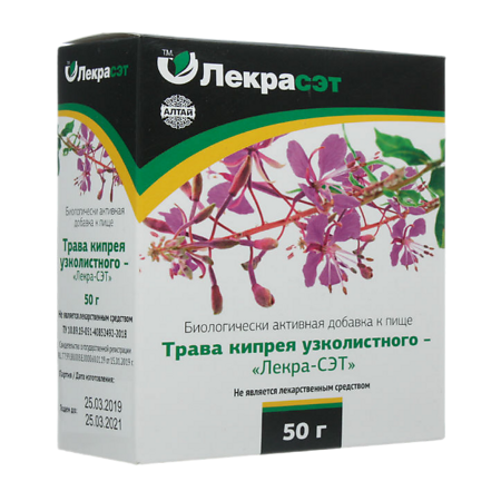Трава Кипрея узколистного-Лекра-Сэт россыпь по 50 г 1 шт