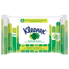 Купить Kleenex Салфетки влажные антибактериальные 40 шт цена