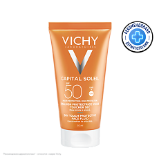 Купить Vichy Capital Soleil DryTouch Эмульсия солнцезащитная матирующая для лица SPF50 50 мл цена