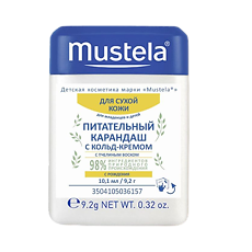 Купить Mustela Bebe стик-карандаш для губ и щечек с кольд-кремом 10 мл 1 шт цена