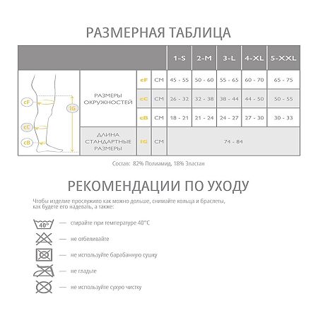 Relaxsan Чулки антиэмболические Премиум на резинке с открытым носком 1 кл комп р L белый 1 шт