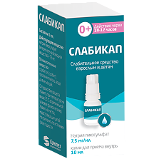 Купить Слабикап капли для приема внутрь 7,5 мг/мл 10 мл 1 шт цена