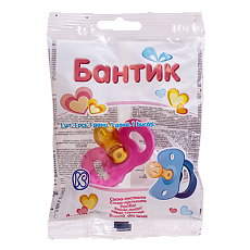 Купить Соска-пустышка Бантик с кольцом 1 шт цена