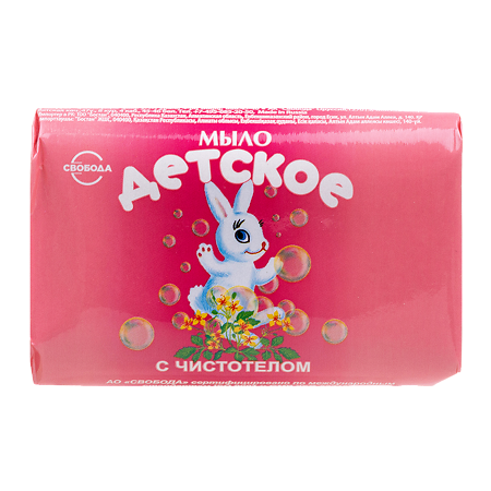 Свобода мыло детское с чистотелом 100 г 1 шт