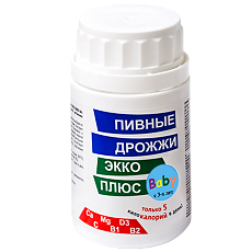 Купить Дрожжи Экко Плюс Детские таблетки массой 0,3 г 100 шт цена