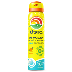 Купить ДЭТА АКВА (AQUA) аэрозоль от мошек, клещей и комаров 100 мл 1 шт цена
