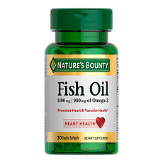 Купить Nature's Bounty Fish Oil Omega-3 Рыбий Жир Омега-3 980 мг капсулы массой 2126 мг 30 шт цена