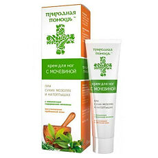 Изображение товара Крем Природная помощь для ног с мочевиной при сухих мозолях и натоптышах 50 мл 1 шт
