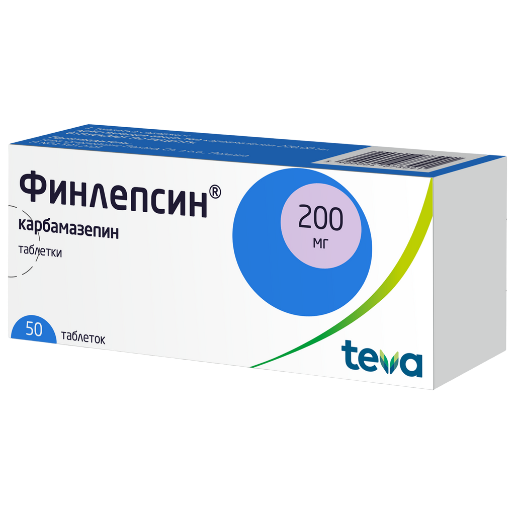 Финлепсин Таблетки 200 Мг 50 Шт - Купить, Цена И Отзывы, Финлепсин.