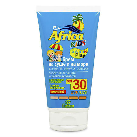 Флоресан Africa Kids Крем на суше и на море для чувствительной детской кожи SPF30 150 мл 1 шт