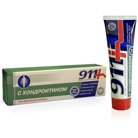 Изображение товара 911 Хондроитин гель-бальзам для суставов 100 мл 1 шт