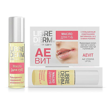 Изображение товара Либридерм (Librederm) Аевит масло для губ с роллером 7 мл 1 шт