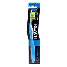 Купить Зубная щетка Рич (Reach) Dual effect Массаж десен средняя 1 шт цена