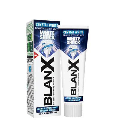 Blanx Зубная паста White Shock белый шок отбеливающая 75 мл 1 шт