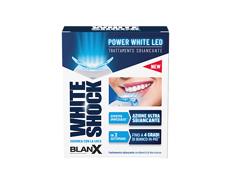 Blanx Зубная паста White Shock Treatment+Led Bit белый шок интенсивное отбеливание+световой индикатор 1 уп