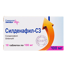 Изображение товара Силденафил-СЗ таблетки покрыт.плен.об. 100 мг 10 шт