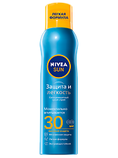 Купить Nivea Sun Солнцезащитный спрей освежающий Защита и легкость SPF30 200 мл 1 шт цена