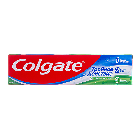 Colgate Зубная паста Тройное действие 100 мл 1 шт