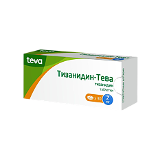 Купить Тизанидин-Тева таблетки 2 мг 30 шт цена