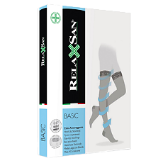 Купить Relaxsan Чулки Stay-Up 140 прозрачные на резинке 1 кл комп р.4 телесный 1 шт цена