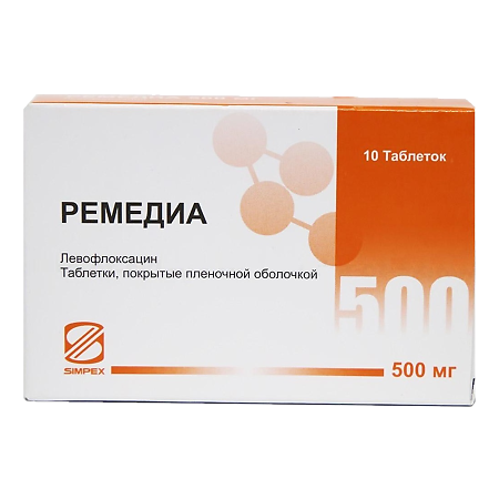 Изображение товара Ремедиа таблетки покрытопленочной оболочкой 500 мг 10 шт — широкий спектр действия