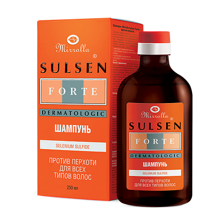 Изображение товара Mirrolla Сульсен Форте шампунь 250 мл 1 шт