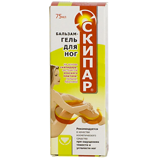 Купить Скипар Бальзам-гель для ног 75 мл 1 шт цена