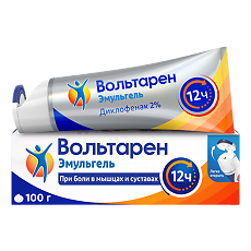 Изображение товара Вольтарен Эмульгель гель для наружного применения 2 % 100 г 1 шт