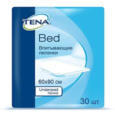 Купить Tena Bed Underpad Normal простыни (пеленки) 60х90 см 30 шт цена
